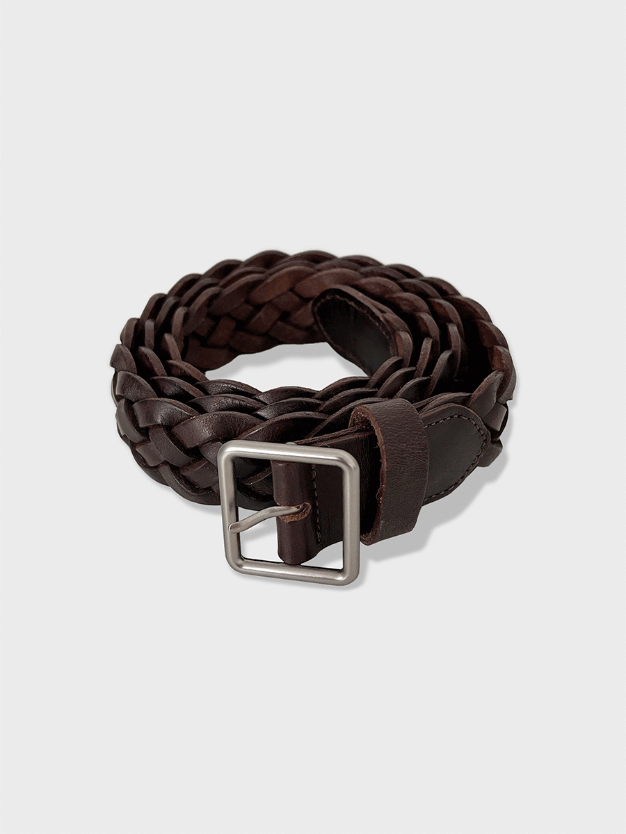 Apolo leather mesh belt