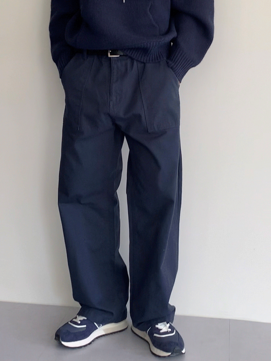 [유루이추천] Udes wide color denim pants (5color)