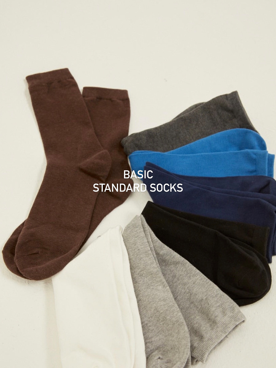 Basic standard socks (7color)