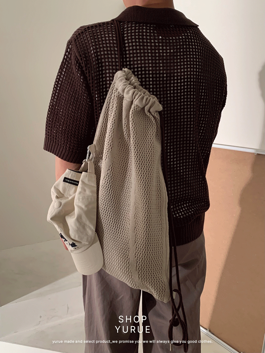 String knit bag (2color)