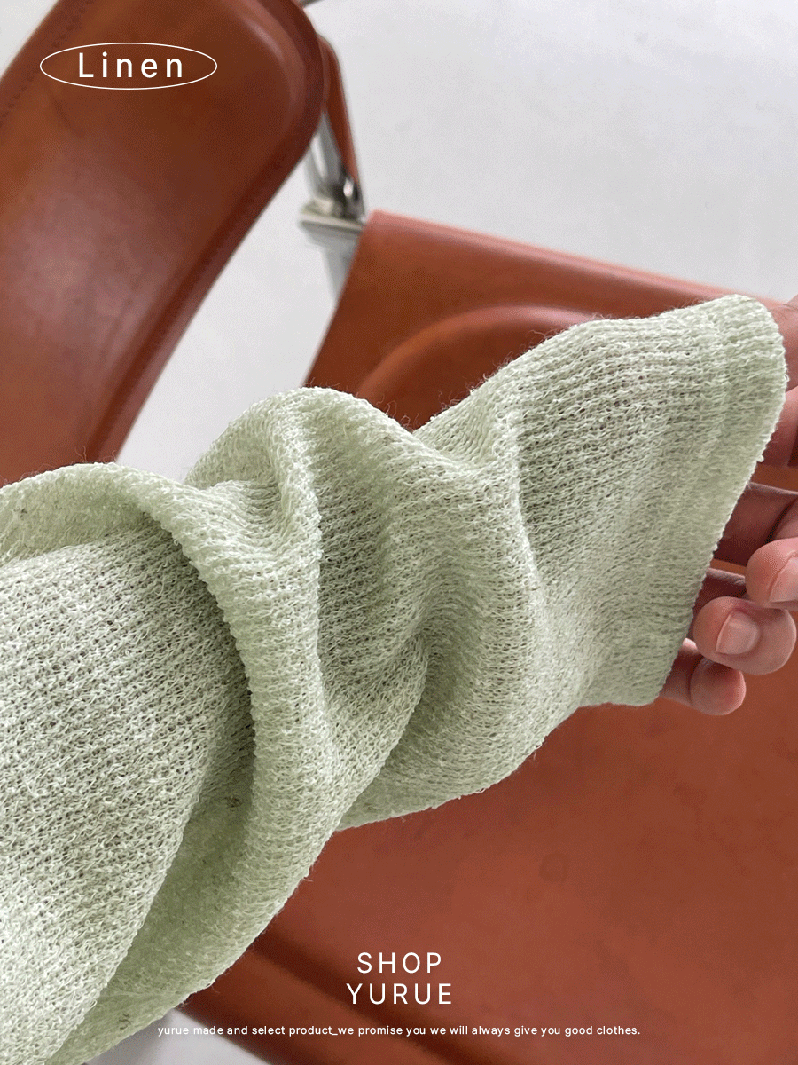 [Linen] Non linen knit t-shirts (3color)