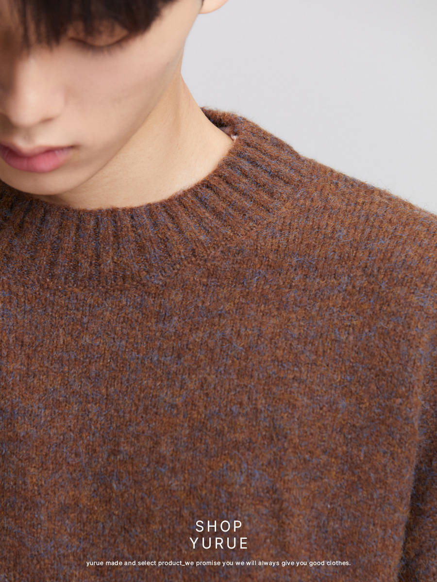 [Wool] 울 라운드 블렌딩 스웨터