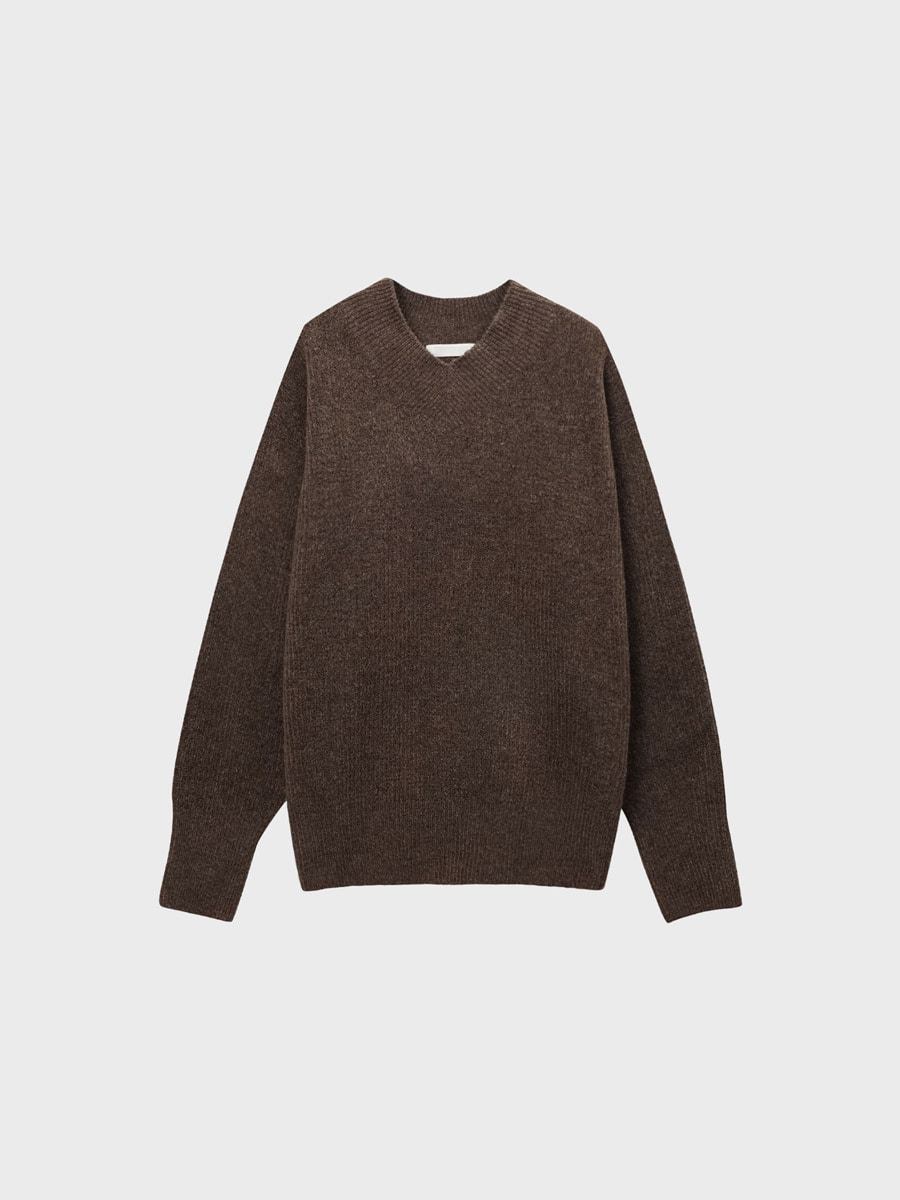 [Wool] Rub v neck knit (3color)