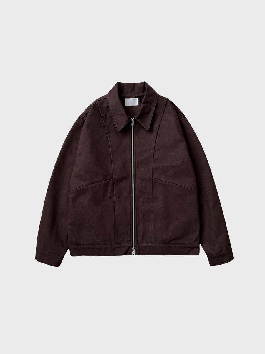 [논페이드] Wip pin tuck denim jacket (2color)